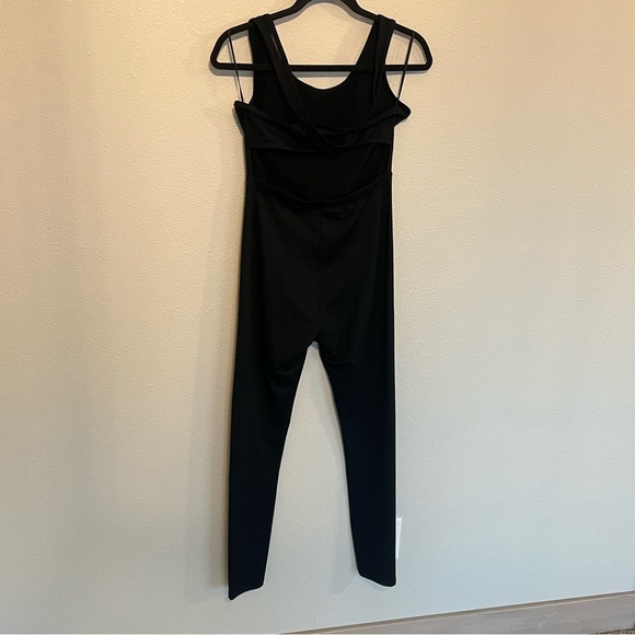Carbon38 Flow Jumpsuit Black Activewear Workout Women’s Medium - Picture 8 of 14